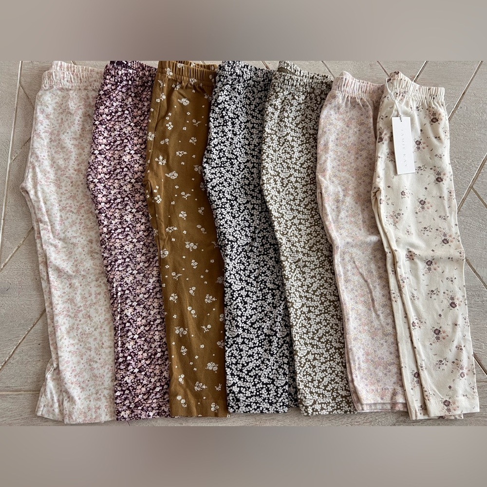 Jamie Kay Bundle of EUC leggings (1 NWT) size 2